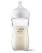 Biberon en verre Philips Avent Natural Response 240 ml – tétine large imitant le sein | Nanou's House