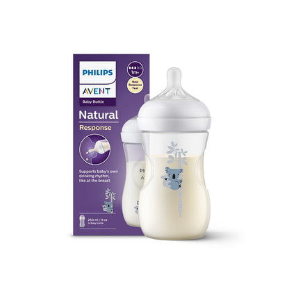 Biberon Philips Avent Natural 260ml (1m+) avec design Koala | Nanou's House