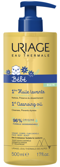 Uriage Bébé 1ère Huile Lavante 500ml - Nanou's House Maroc