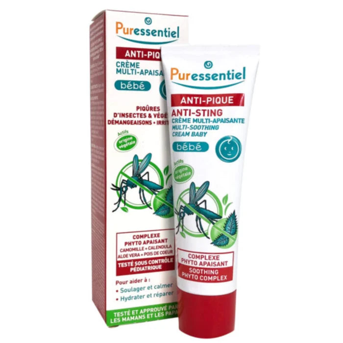Puressentiel Crème Multi-Apaisante Bébé Anti-Pique 30ml soin post-piqûre naturel dès 6 mois Nanou's house