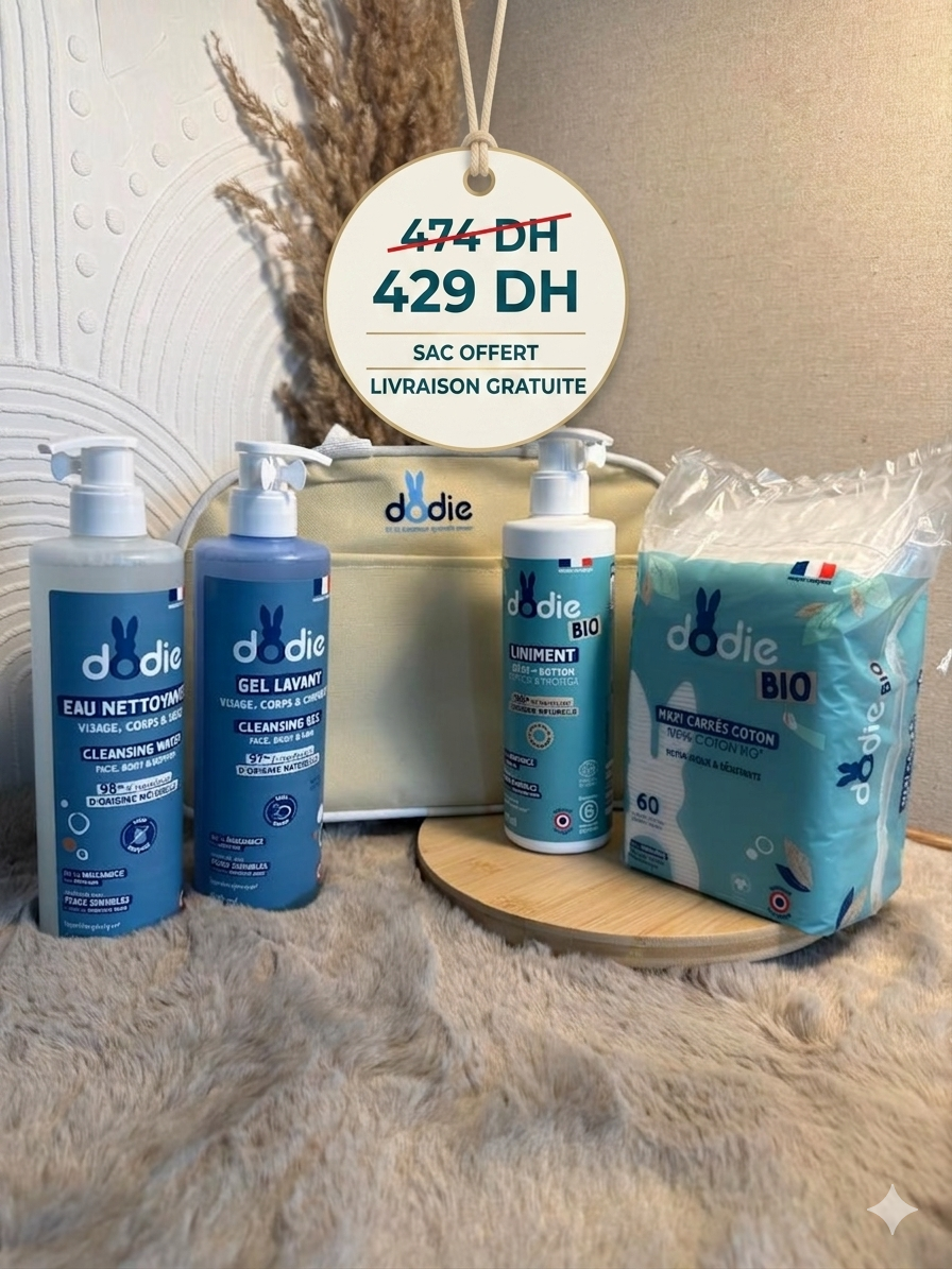 [ÉDITION LIMITÉE] Pack Maternité Premium Dodie + Sac à Langer OFFERT
