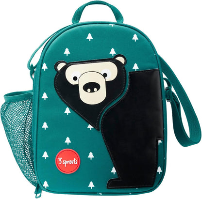 Sac isotherme lunch bag enfant 3 Sprouts rose et vert Nanou's house
