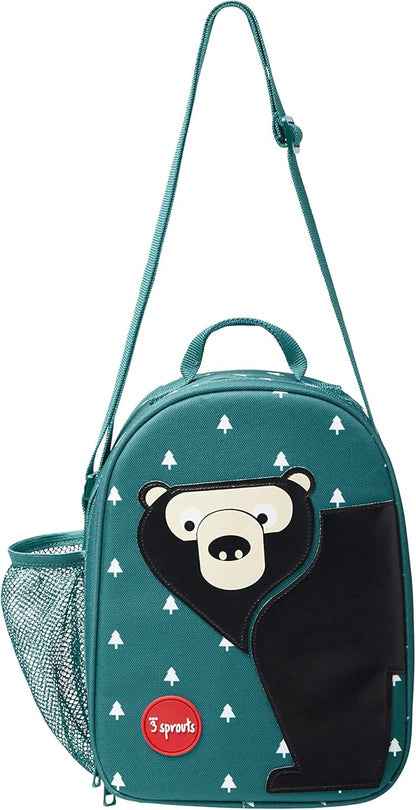 Sac isotherme lunch bag enfant 3 Sprouts rose et vert Nanou's house
