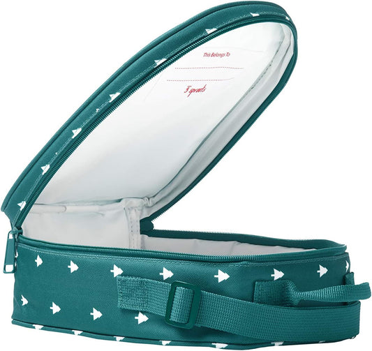 Sac isotherme lunch bag enfant 3 Sprouts rose et vert Nanou's house