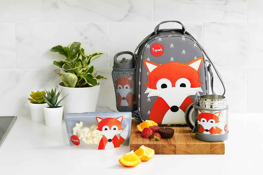 Sac Isotherme Enfant 3 Sprouts – Renard Gris