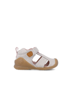 Sandale bébé fille premiers pas en toile beige – Biomecanics – chaussures ergonomiques – Nanou’s House Maroc