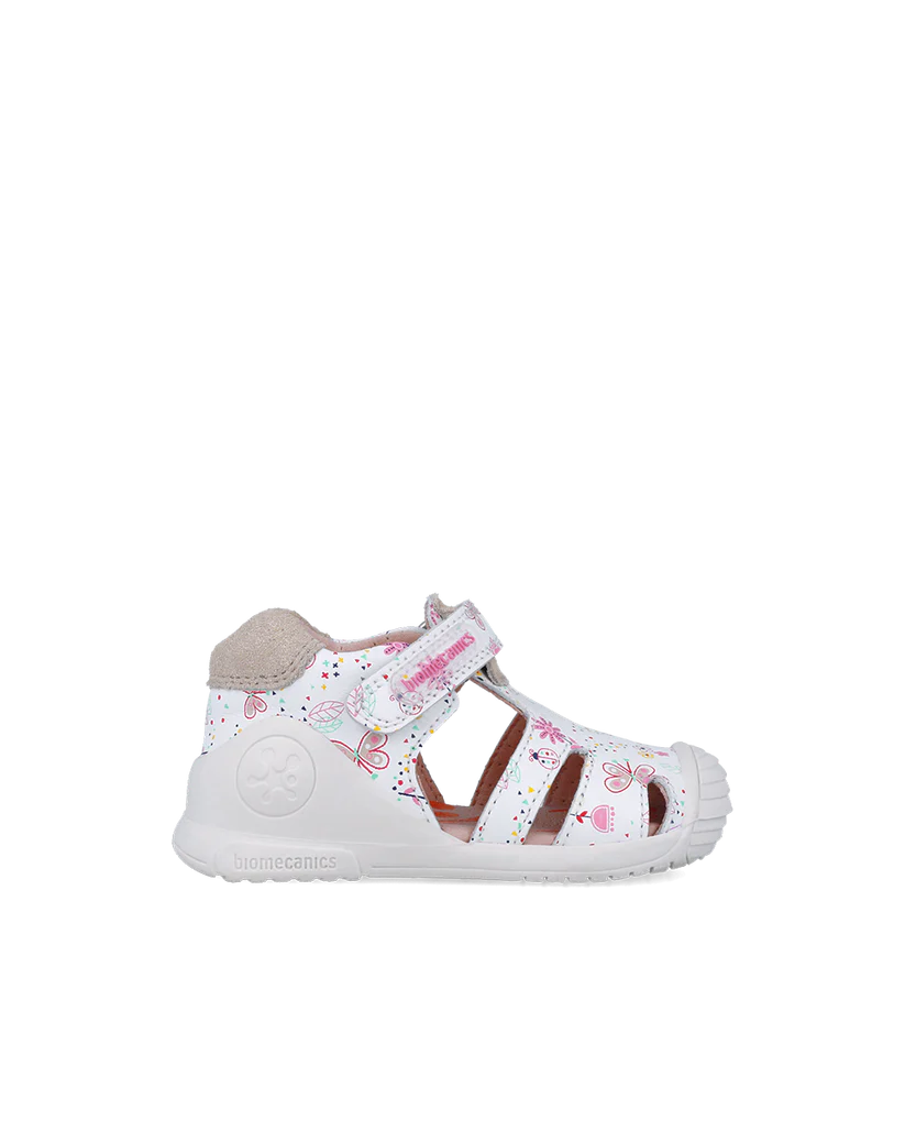 Sandales bébé fille bout fermé cantalope – Biomecanics – chaussures ergonomiques premiers pas – Nanou’s House Maroc