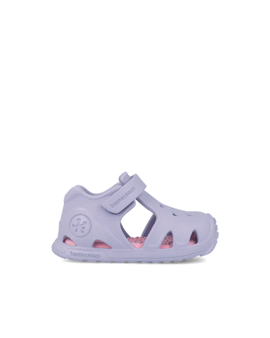 Sandales bébé fille imperméables lavande – Biomecanics – chaussures ergonomiques premiers pas – Nanou’s House Maroc