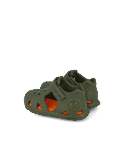 Sandales bébé premiers pas imperméables vert militaire – Biomecanics – chaussures ergonomiques garçon – Nanou’s House Maroc
