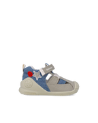 Sandales bébé premiers pas en toile beige Biogateo – Biomecanics – chaussures ergonomiques – Nanou’s House Maroc