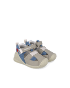 Sandales bébé premiers pas en toile beige Biogateo – Biomecanics – chaussures ergonomiques – Nanou’s House Maroc