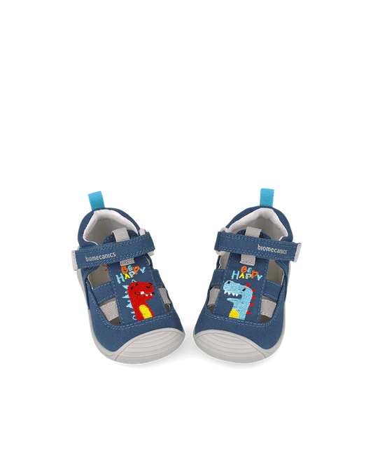 Biomecanics Sandales Biogateo en Toile – Blue Dinosaur - Nanou's house