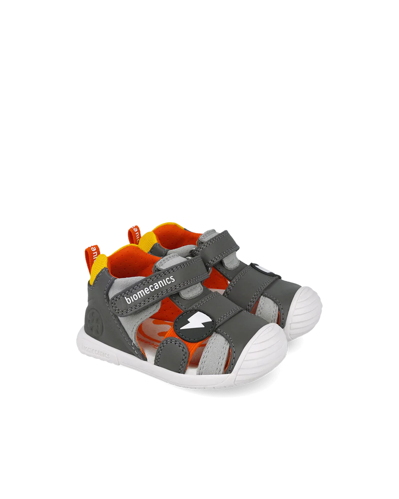 sandales cuir lightening gray bébé biomecanics nanous house maroc