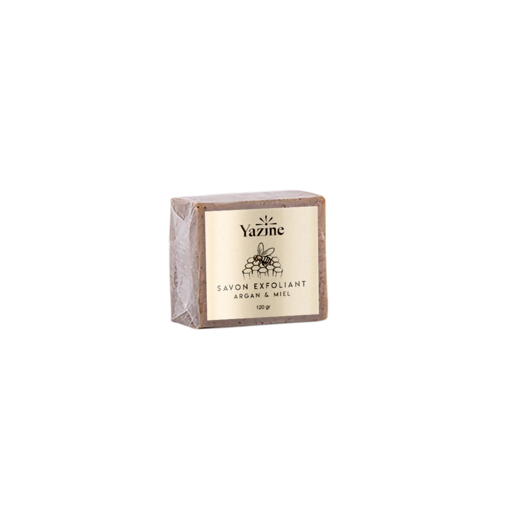 Savon exfoliant naturel à l’huile d’argan Yazine – Nanou’s House Maroc