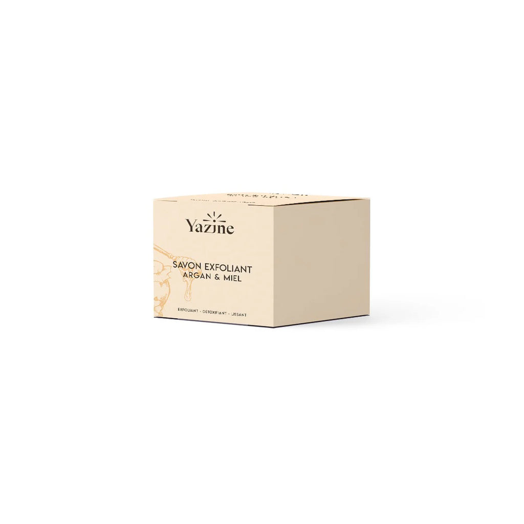 Savon exfoliant naturel à l’huile d’argan Yazine – Nanou’s House Maroc