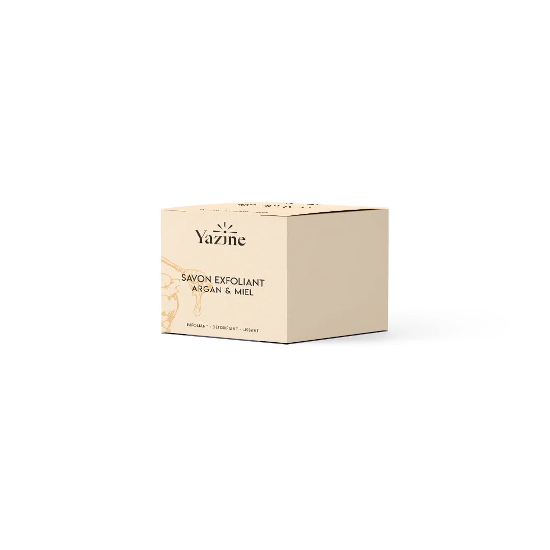 Savon exfoliant naturel à l’huile d’argan Yazine – Nanou’s House Maroc