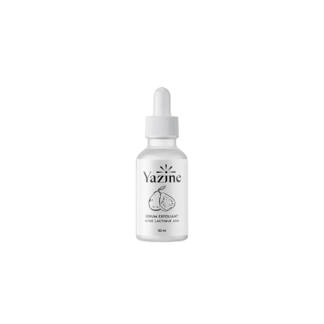 Sérum exfoliant acide lactique AHA Yazine – Nanou’s House Maroc