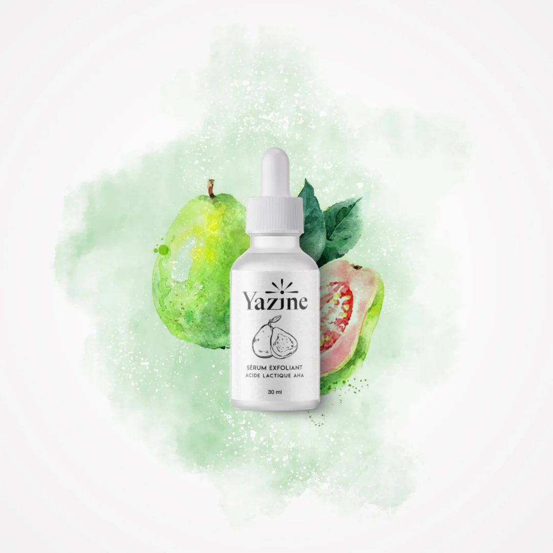 Sérum exfoliant acide lactique AHA Yazine – Nanou’s House Maroc