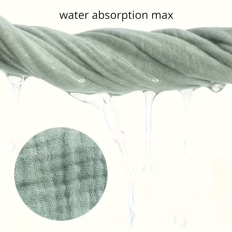 Lot de petites serviettes carrées en gaze de coton, tissu hypoallergénique pour le visage - Nanou's House