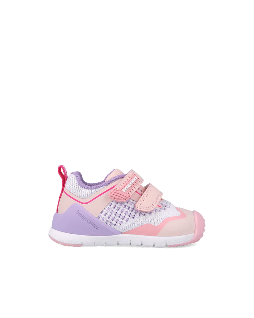 Sneakers bébé fille premiers pas rose maille – Biomecanics – chaussures ergonomiques – Nanou’s House Maroc