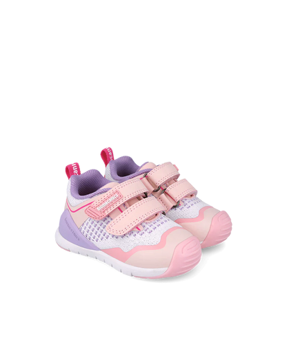 Sneakers bébé fille premiers pas rose maille – Biomecanics – chaussures ergonomiques – Nanou’s House Maroc