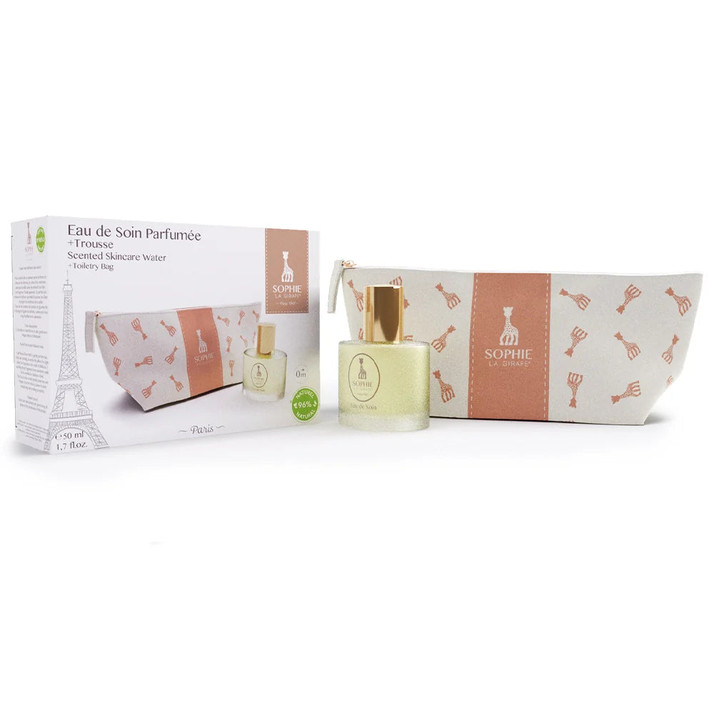 Coffret cadeau Sophie la Girafe Eau de Soin et Trousse Nanou's House