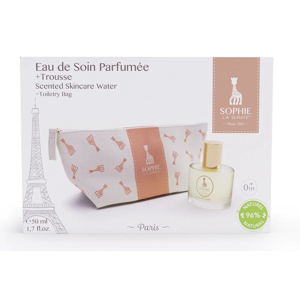 Coffret cadeau Sophie la Girafe Eau de Soin et Trousse Nanou's House