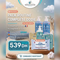 Pack Routine Complète Dodie 5 Articles + Bavoir OFFERT - Soins Bébé