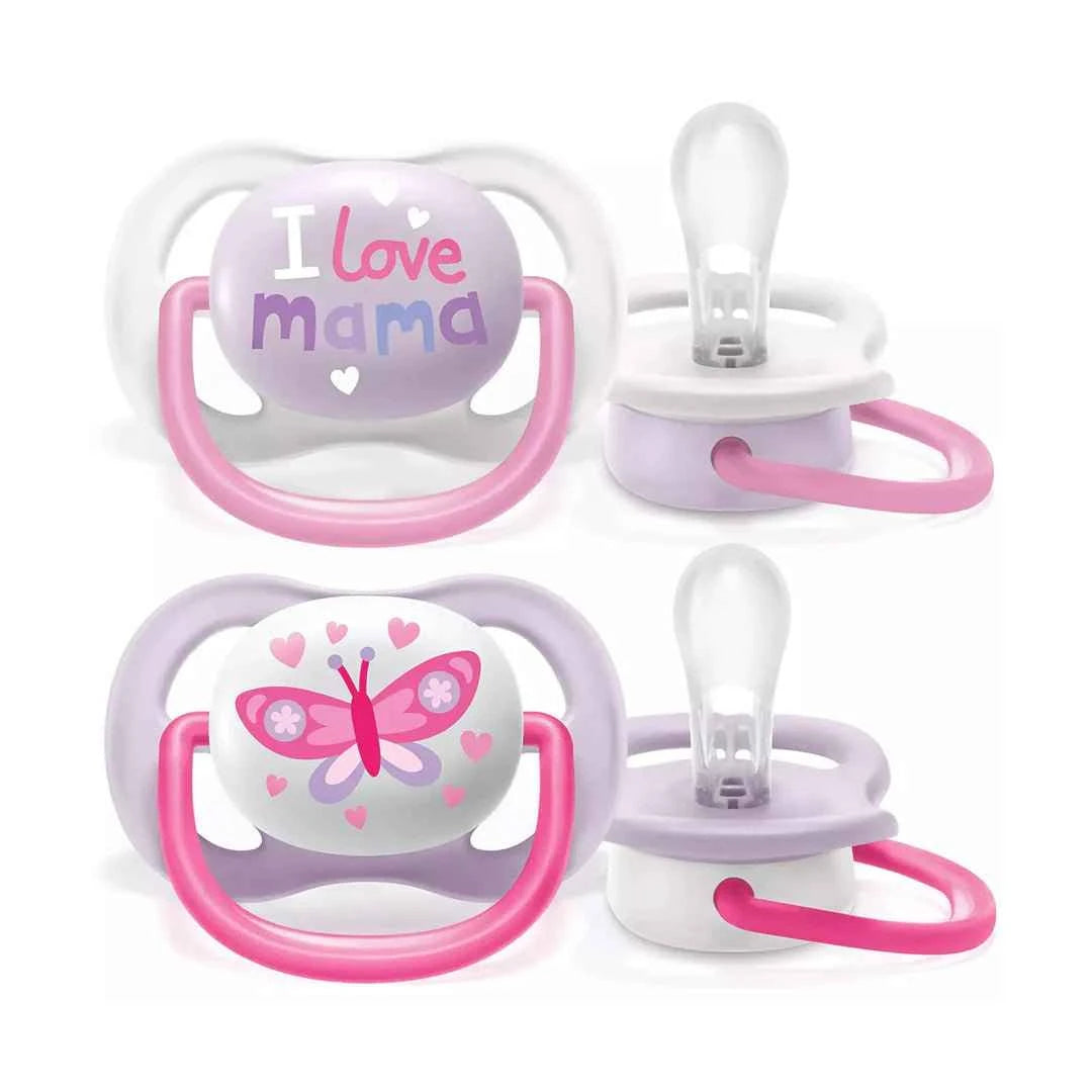 SUCETTE AIR COLL 0-6M GIRL MAM/BFLB