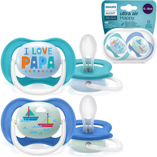 SUCETTE ORTHO 6 - 18M BOY PAP/BOATB - Nanou's house - Philips Avent