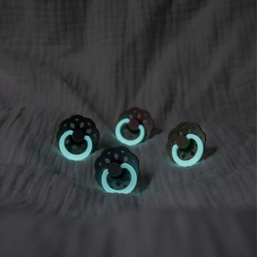 Sucettes BIBS Bohème Ronde Sage / Cloud - GLOW - Nanou's house - BIBS