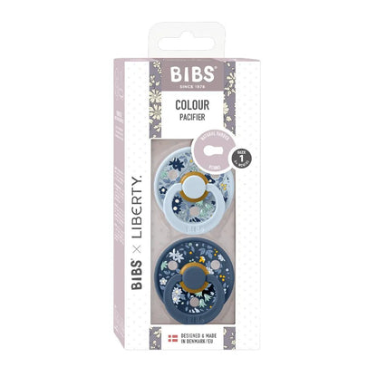 Sucettes BIBS Colour Round Eloise Chamomile Lawn Baby Blue Mix - Nanou's house - BIBS
