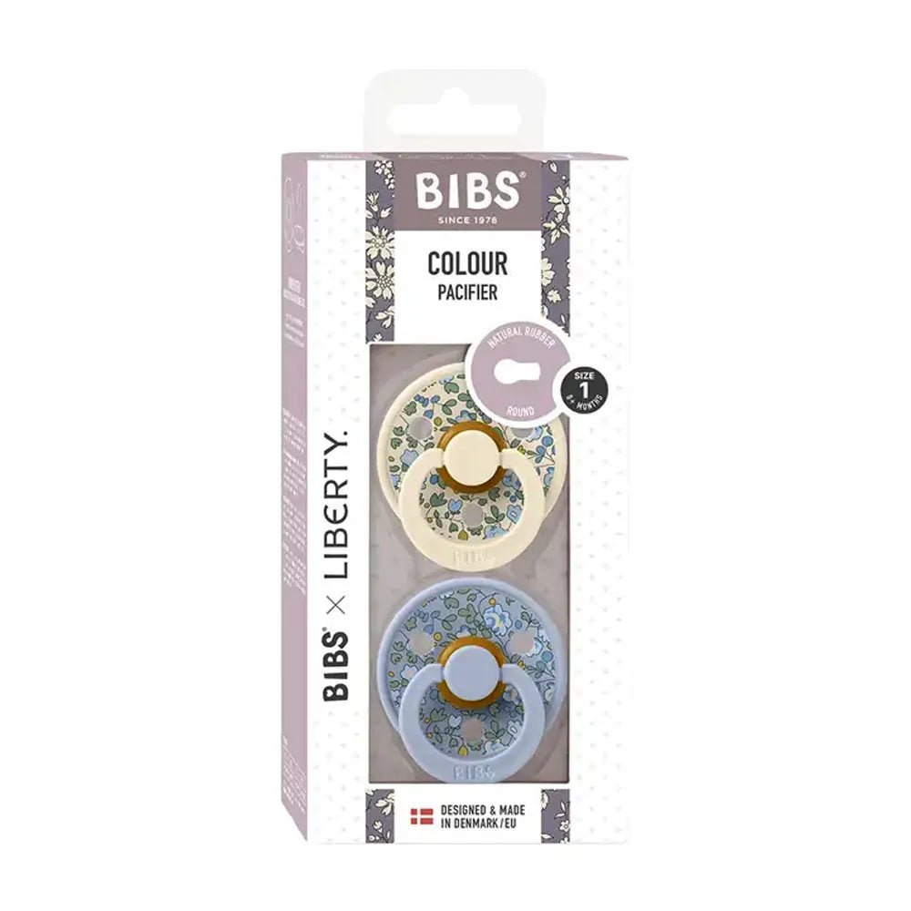 Sucettes BIBS Colour Round Eloise Dusty Blue Mix - Nanou's house - BIBS