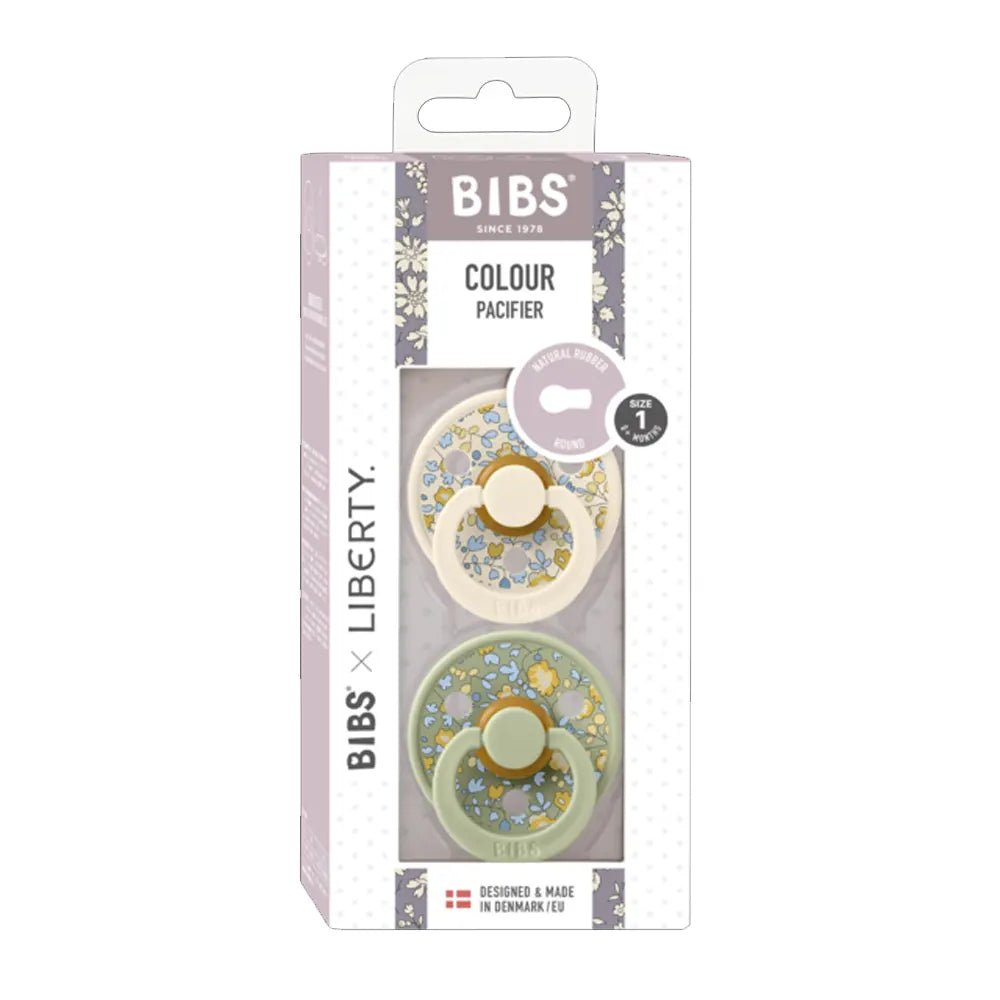 Sucettes BIBS Colour Round Eloise Sage Mix - Nanou's house - BIBS
