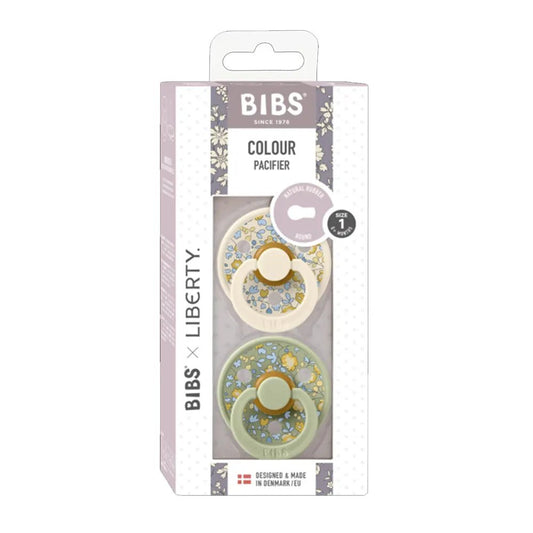 Sucettes BIBS Colour Round Eloise Sage Mix - Nanou's house - BIBS