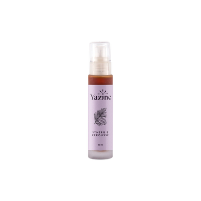 Synergie spéciale repousse Yazine – Huile capillaire naturelle stimulante disponible chez Nanou’s House Maroc