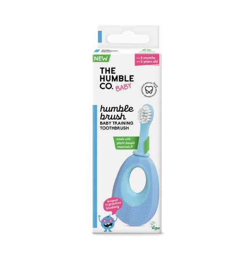 The Humble Co. – Brosse à dents bleu pour bébés à base de plantes - Nanou's house