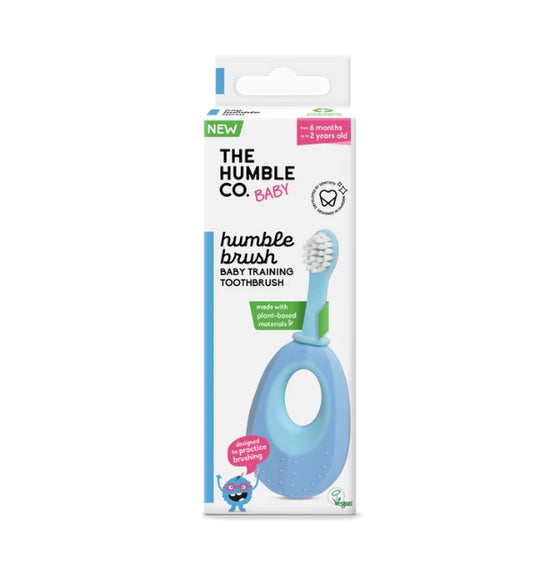 The Humble Co. – Brosse à dents bleu pour bébés à base de plantes - Nanou's house