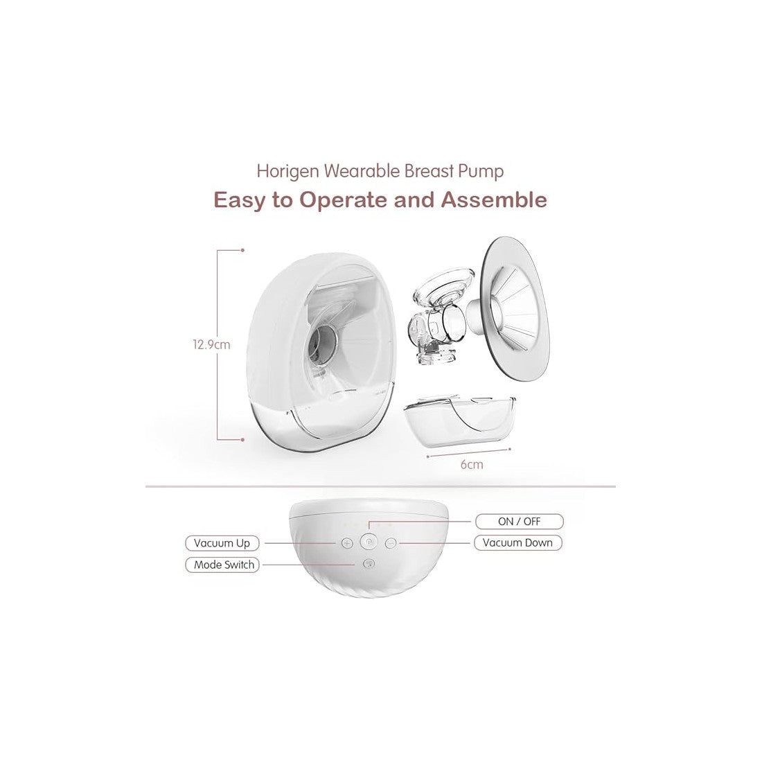 Tire-lait électrique mains libres Horigen – Nanou’s House