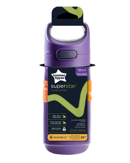 Tommee Tippee – Gourde Anti-Fuite avec Paille 500ml – Mauve