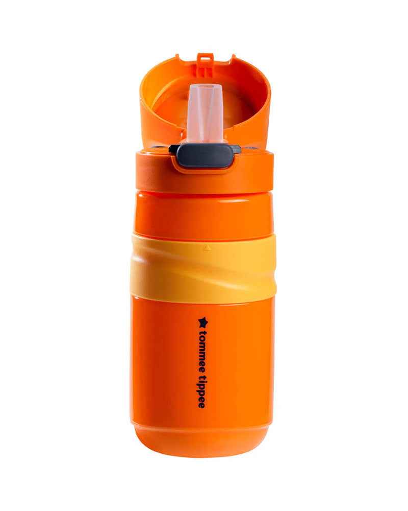 Tommee Tippee Gourde Anti-Fuite avec Paille 500ml - Orange - Nanou's house