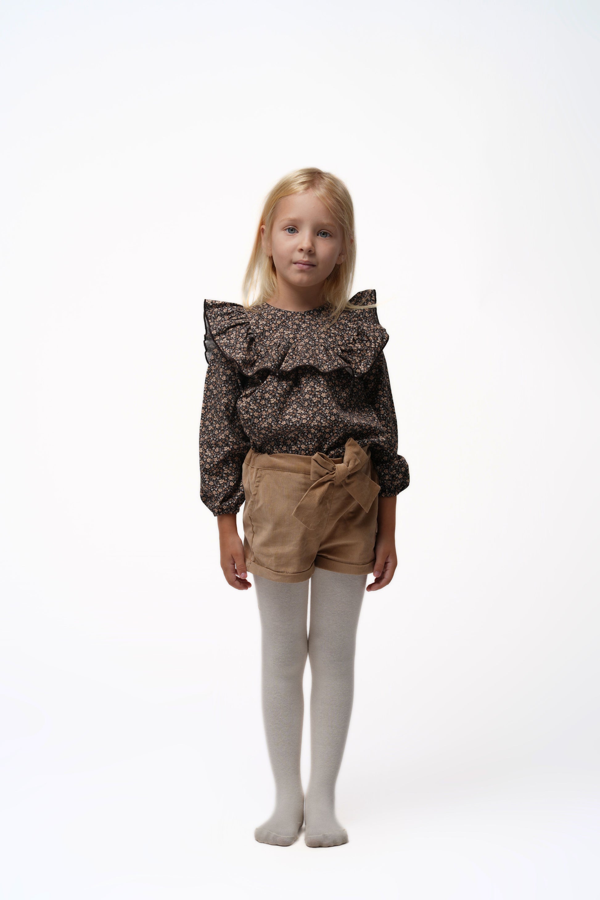 Moon & Loly Tunique Lyla Miel – Tailles 2 à 10 ans – Disponible chez Nanou’s House Maroc