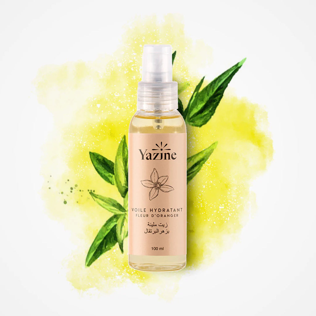 Voile Hydratant Fleur d’Oranger Yazine – soin hydratant naturel corps Maroc– Nanou’s House Maroc