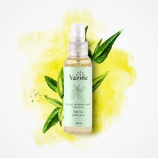 Voile Hydratant Verveine Yazine – Soin naturel hydratant disponible chez Nanou’s House Maroc