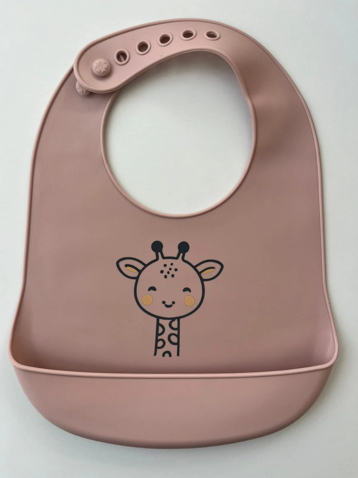 Bavoir YUMMY animaux – Girafe - accessoire repas bébé 9m+ - Nanou's house